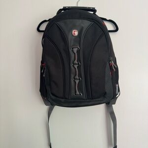 SwissGear Black Backpack Durable and Practical
